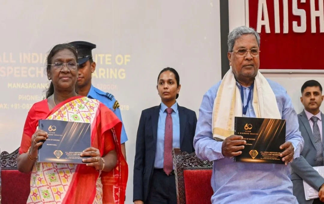 राष्ट्रपति द्रौपदी मुर्मू ने मैसूरु में भाषाओं और संस्कृति की सुरक्षा पर दिया जोर, कहा- 'मैं कन्नड़ सीखने की कोशिश जरूर करूंगी'
