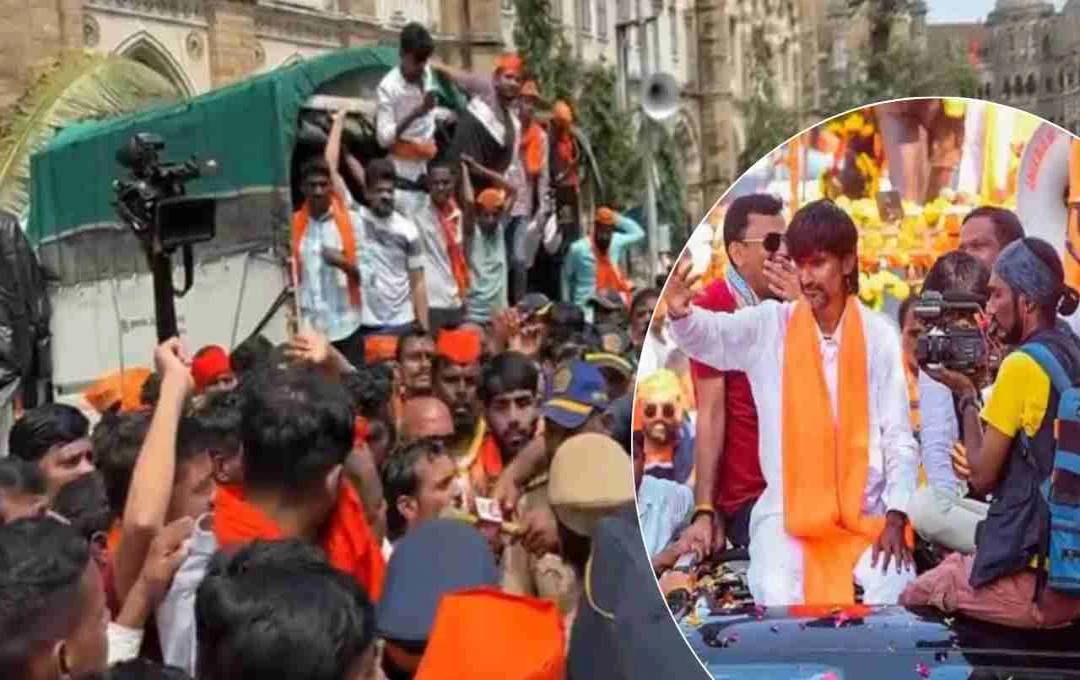 मुंबई पुलिस का आजाद मैदान पर एक्शन, मराठा आंदोलन को नियंत्रित करने के लिए मनोज जरांगे का बड़ा ऐलान