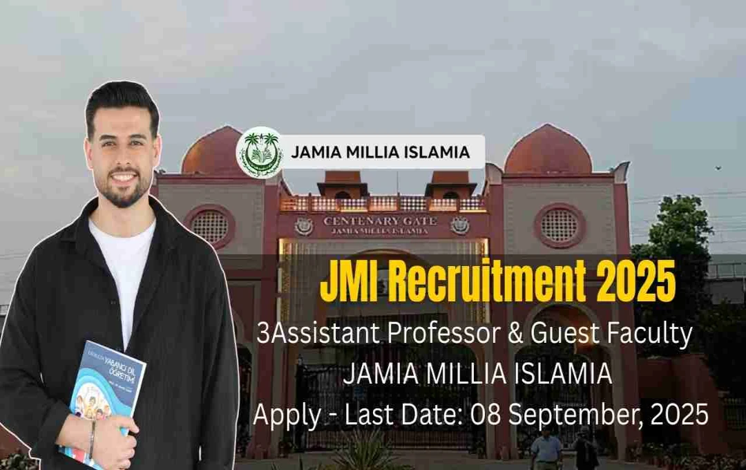 Jamia Millia Islamia Announces Recruitment for Assistant Professor & Guest Faculty Positions