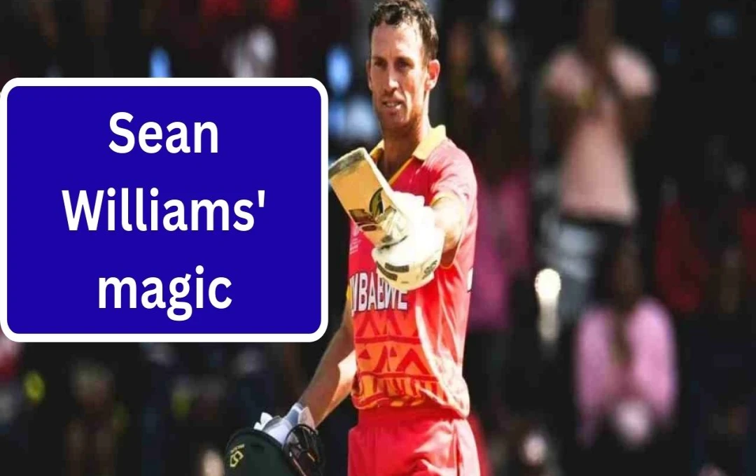 Sean Williams Sets New World Record for Oldest T20I Half-Century