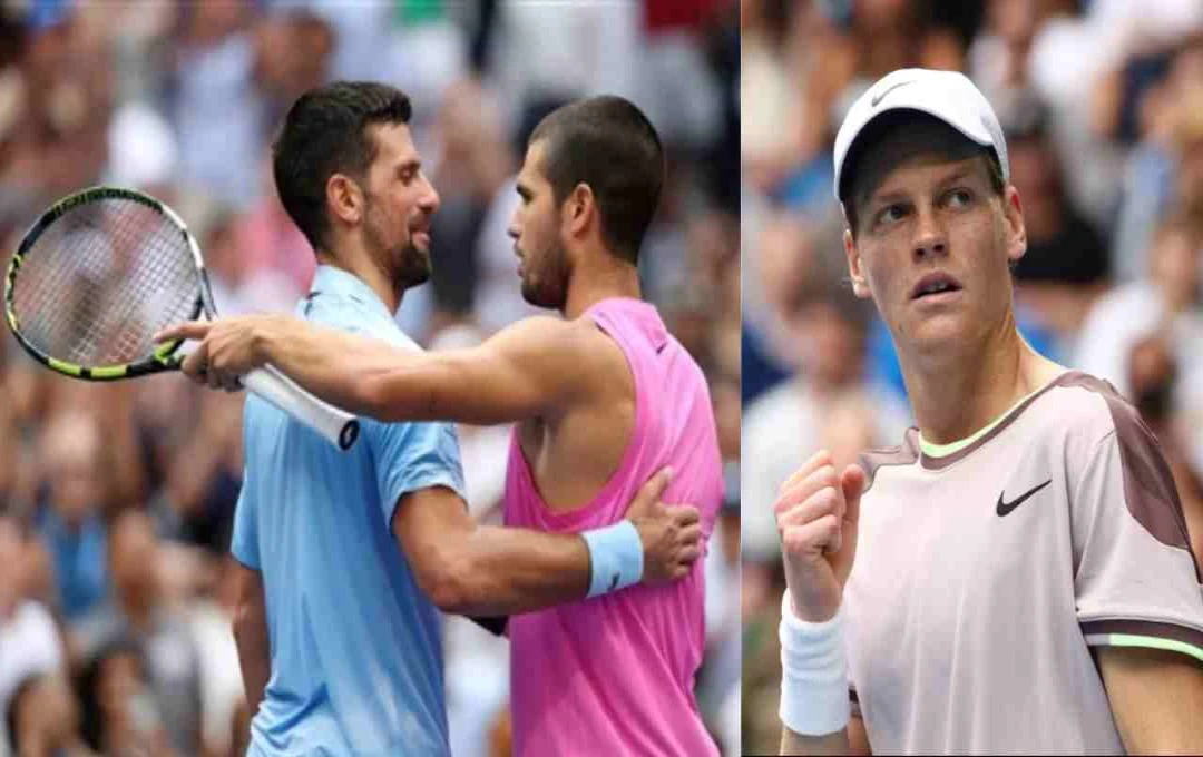 US Open 2025: अलकराज ने जोकोविक को  6-4, 7-6 (7-4), 6-2 से हराया, फाइनल में यानिक सिनर से होगी टक्कर