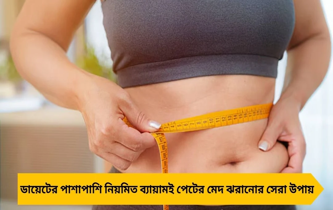 শুধু ডায়েট নয়, ৪ ব্যায়াম অভ্যাসেই ঝরবে পেটের মেদ দ্রুত