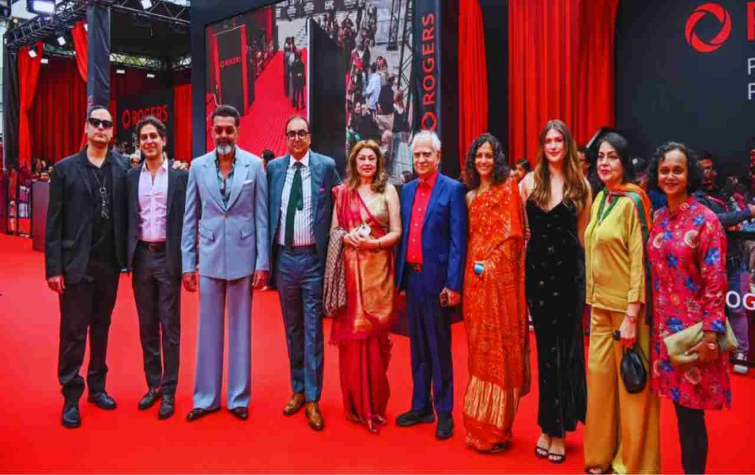 Toronto Film Festival: बॉबी देओल ने पिता धर्मेंद्र को किया रिप्रजेंट, रेड कार्पेट पर फैन्स संग खिंचाई तस्वीरें