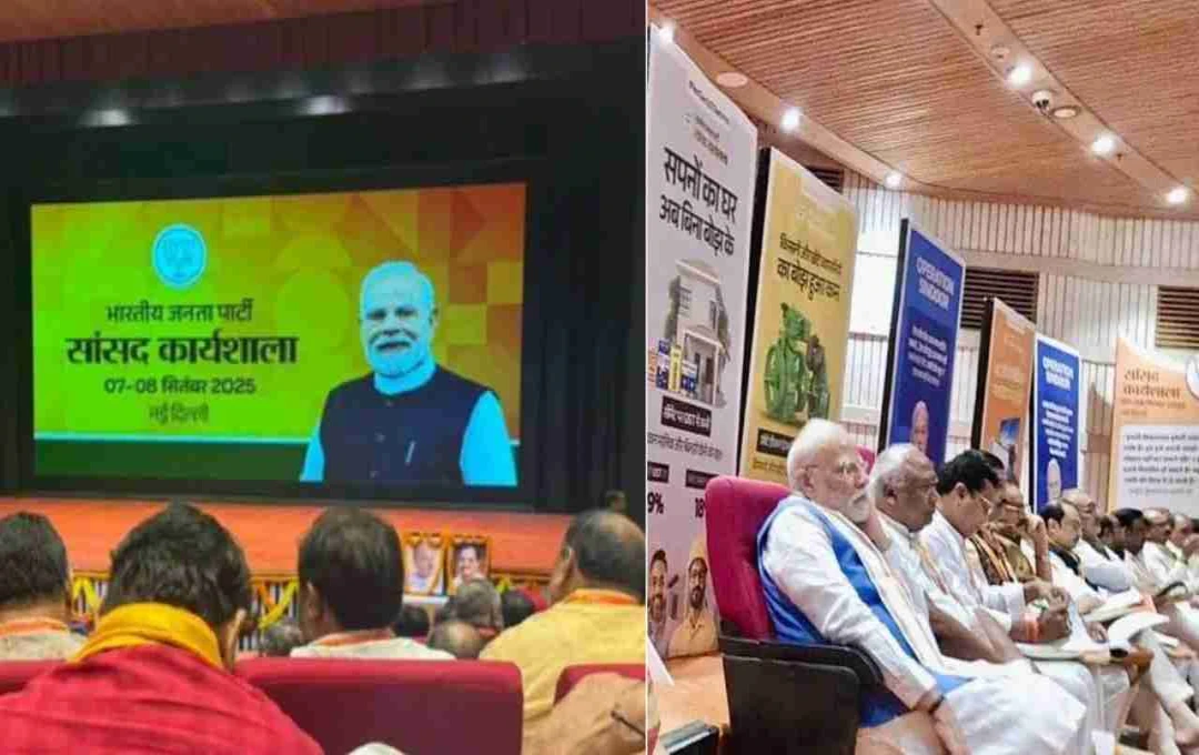 BJP का मेगा प्लान! उपराष्ट्रपति चुनाव से पहले सांसदों के लिए कार्यशाला आयोजित, पीएम मोदी हुए शामिल