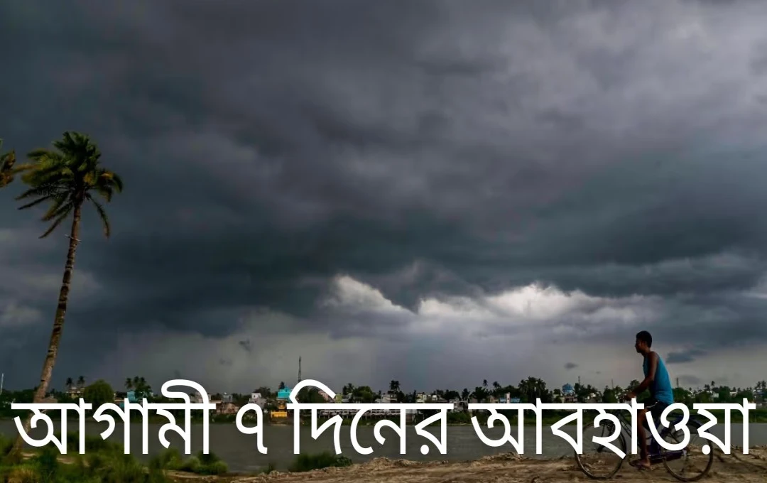 আগামী ৭ দিনের আবহাওয়া কোন কোন জেলায় বৃষ্টি, কোথায় গরম বাড়বে?