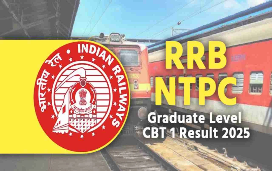RRB NTPC Graduate Level CBT 1 Result 2025: Expected Soon on rrbcdg.gov.in