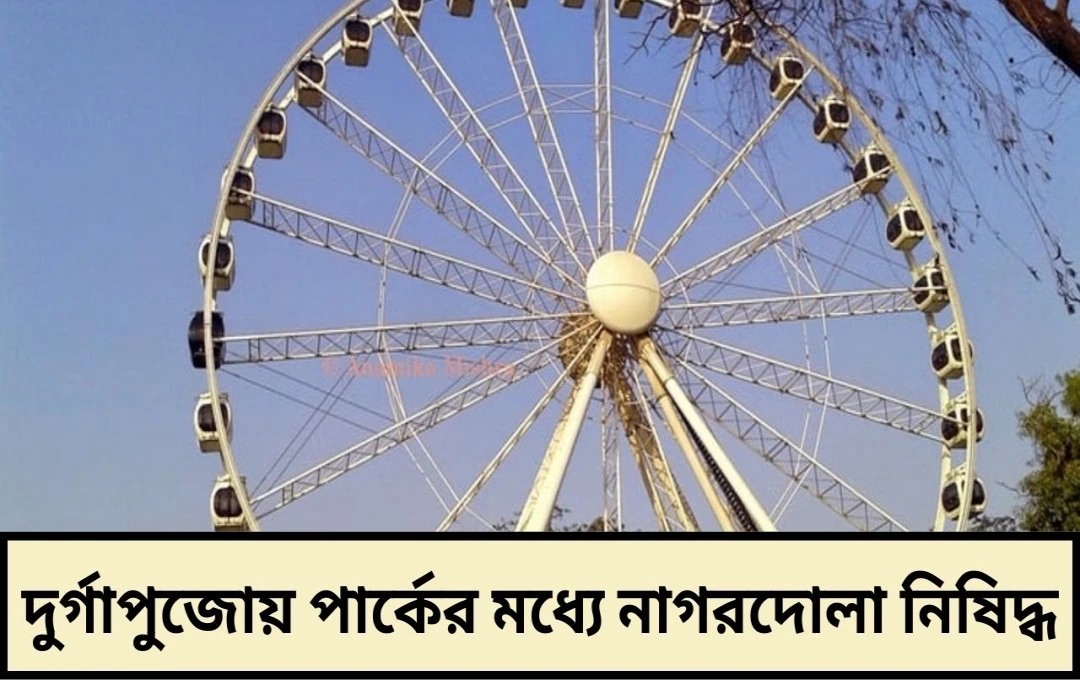দুর্গাপুজোয় পার্কের মধ্যে নাগরদোলা নিষিদ্ধ, সতর্ক কলকাতা পুরসভা