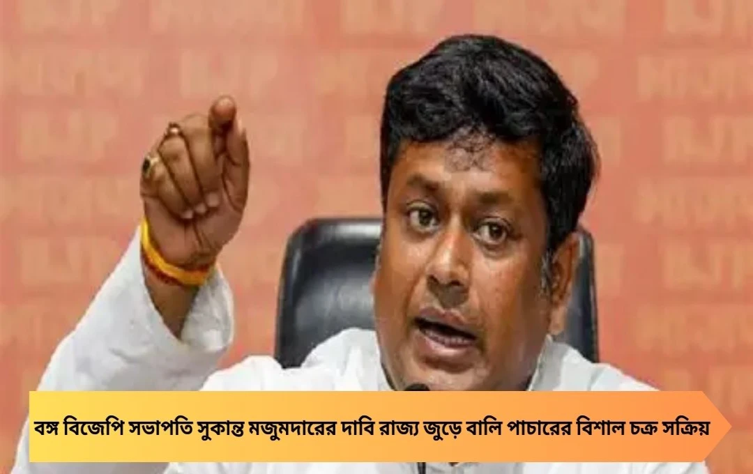 সুকান্ত মজুমদারকে বালি পাচারের বিস্ফোরক অভিযোগ: রাজ্য জুড়ে সক্রিয় চক্রের হিড়িক