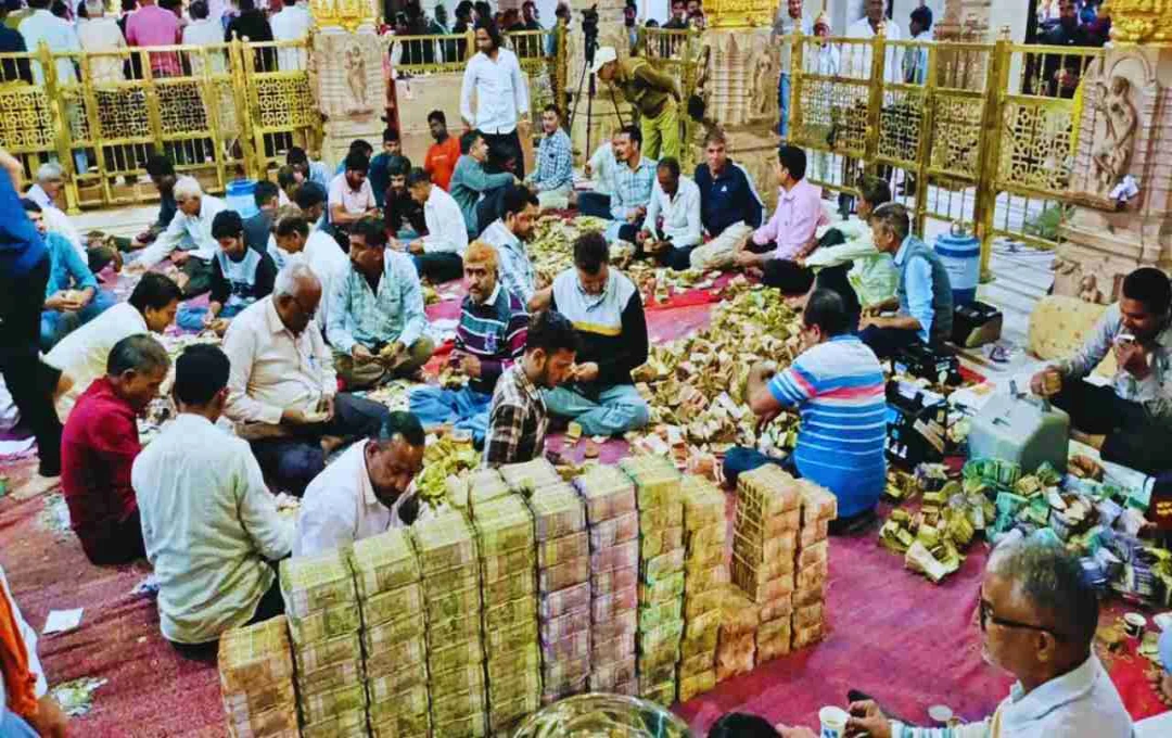 Shri Sanwaliya Seth Temple Receives Record Offering Exceeding ₹28 Crore in Cash, Gold, and Silver