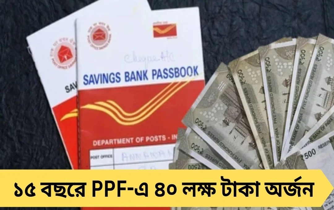 ১৫ বছরে PPF-এ ৪০ লক্ষ টাকা: মাসে কত টাকা জমাতে হবে জানলে সুবিধা পাবেন