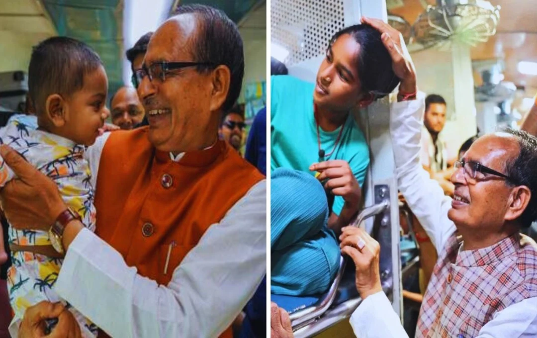 ভোপাল থেকে সতনা ট্রেন যাত্রায় জনগণের উষ্ণ অভ্যর্থনায় আপ্লুত शिवराज সিং চৌহান