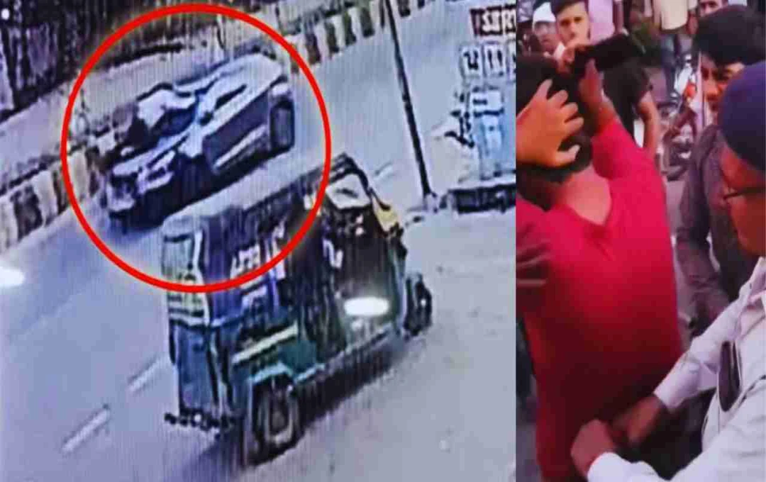 Minor Driver on Black-Film Car Causes Havoc, Injures 15 in Gwalior