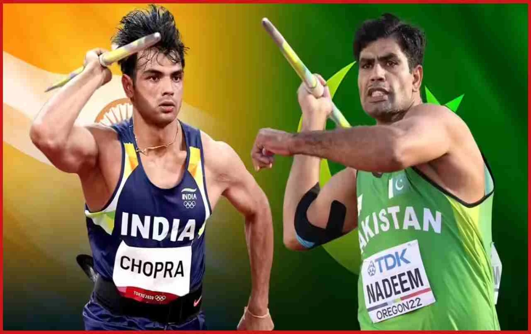 ক্রিকেট ছাড়িয়ে অ্যাথলেটিক্সেও ভারত-পাকিস্তানের জোর টক্কর: নীরজ বনাম আরশাদ