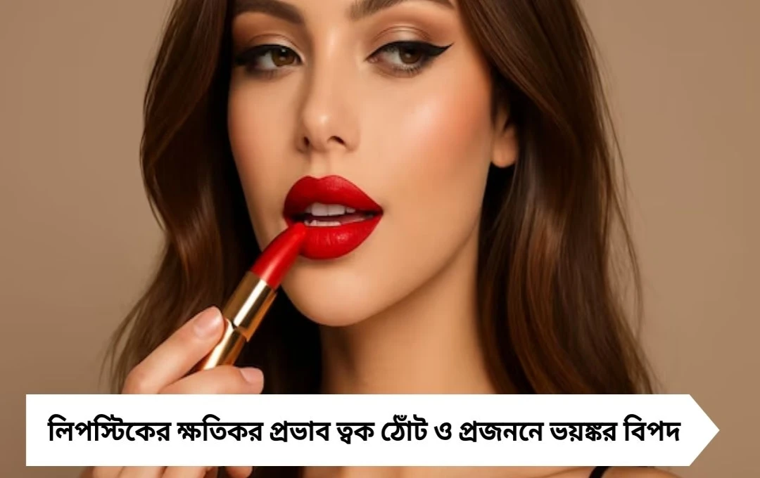 Lipstick Side Effects: রোজ লিপস্টিক লাগাচ্ছেন? ত্বক-ঠোঁট থেকে প্রজনন পর্যন্ত ভয়ঙ্কর প্রভাব, সতর্ক করলেন AIIMS চিকিৎসক