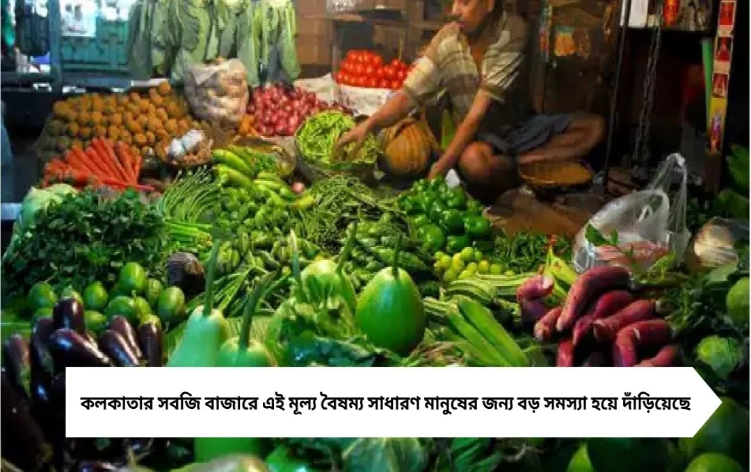 কলকাতা সবজি বাজার: একই আনাজের দামে দোকানভেদে বড় ফারাক