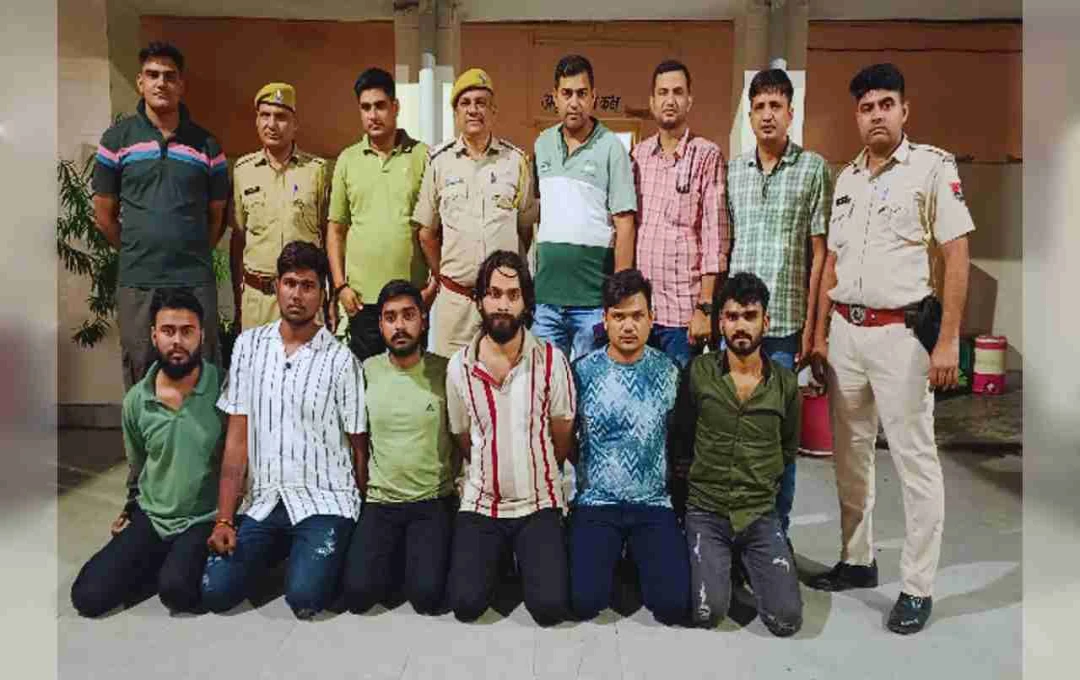 अहमदाबाद व्यापारी अगवा मामला: कोटा पुलिस ने 9 बदमाशों को किया गिरफ्तार