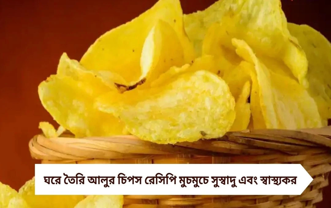 Potato Chips Recipe: ঘরেই ঝটপট বানিয়ে ফেলুন মুচমুচে আলুর চিপস, ঘণ্টাখানেকেই রেসিপি রেডি!