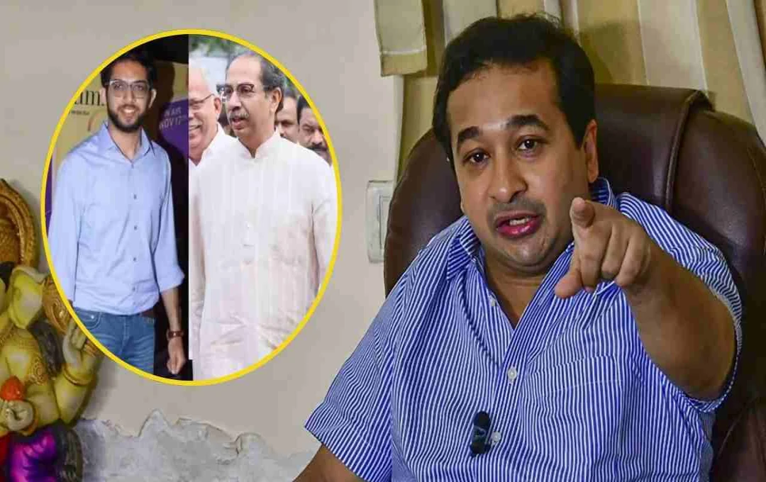 आदित्य ठाकरे और उद्धव ठाकरे पर नितेश राणे का हमला, भारत-पाक मैच से पहले बढ़ी सियासी गर्मी