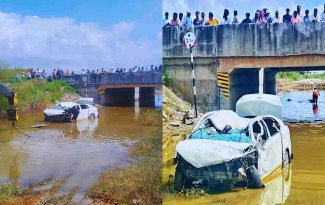 जयपुर में बड़ा हादसा, कार पानी में डूबने से 7 लोगों की मौत