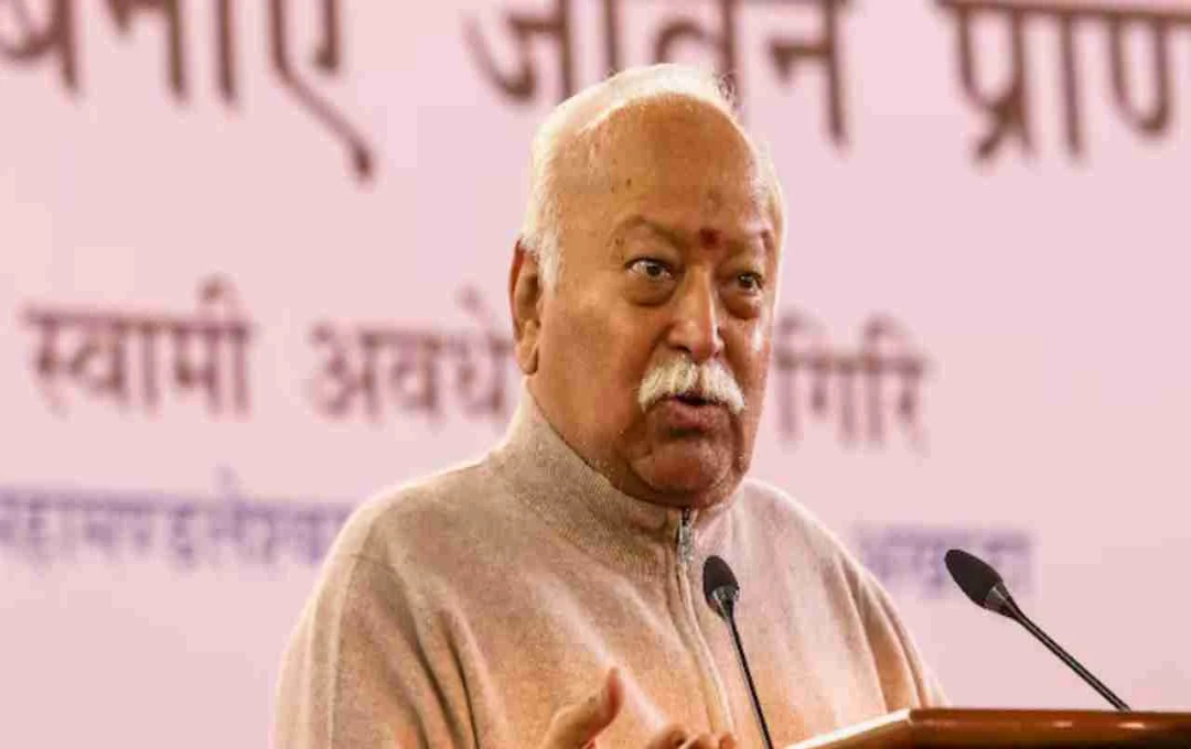 इंदौर में बोले आरएसएस प्रमुख मोहन भागवत, 'भारत कभी नहीं बंटेगा, जीवन विद्या से आगे बढ़ेगा राष्ट्र'