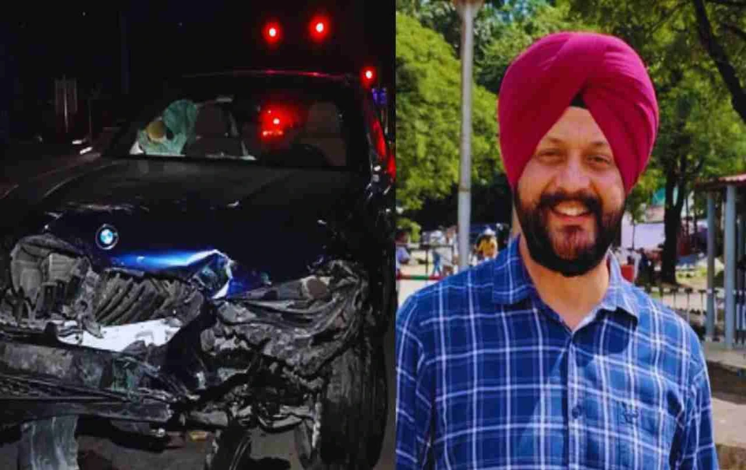 दिल्ली रिंग रोड हादसा: वित्त मंत्रालय के डिप्टी सेक्रेटरी नवजोत सिंह की मौत, पत्नी समेत तीन घायल