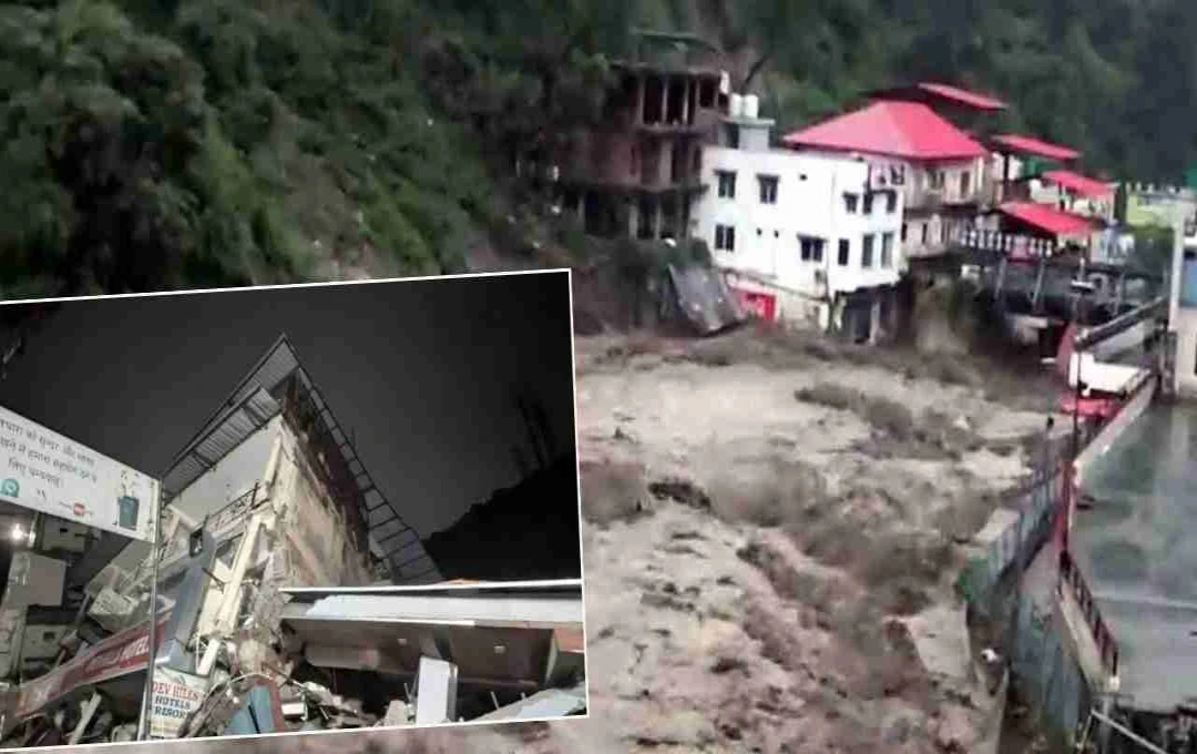 देहरादून सहस्त्रधारा में बादल फटने से तबाही, दुकानें बहीं, दो लोग लापता