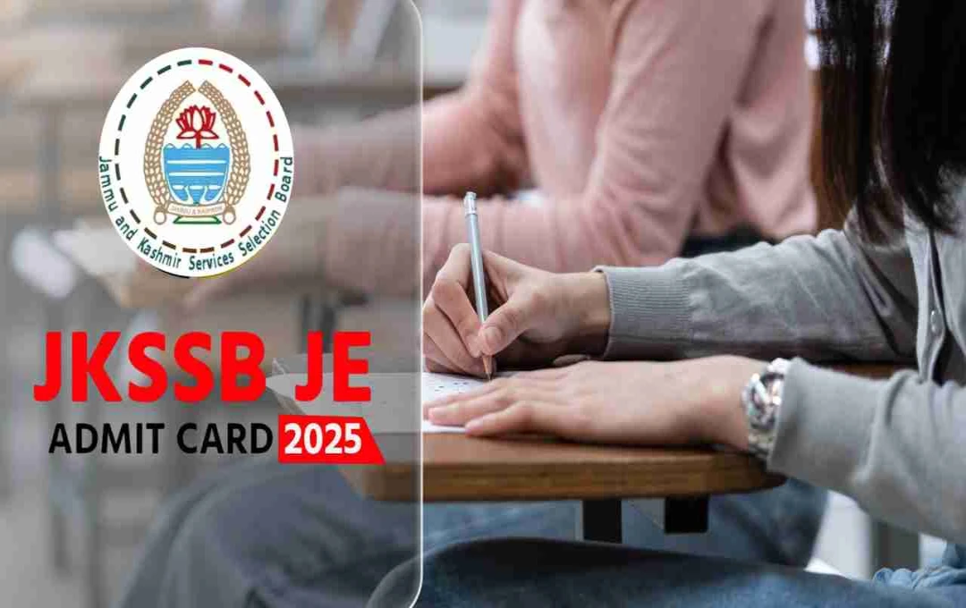 JKSSB JE Admit Card 2025: डाउनलोड लिंक कल एक्टिव, परीक्षा 21 सितंबर को आयोजित