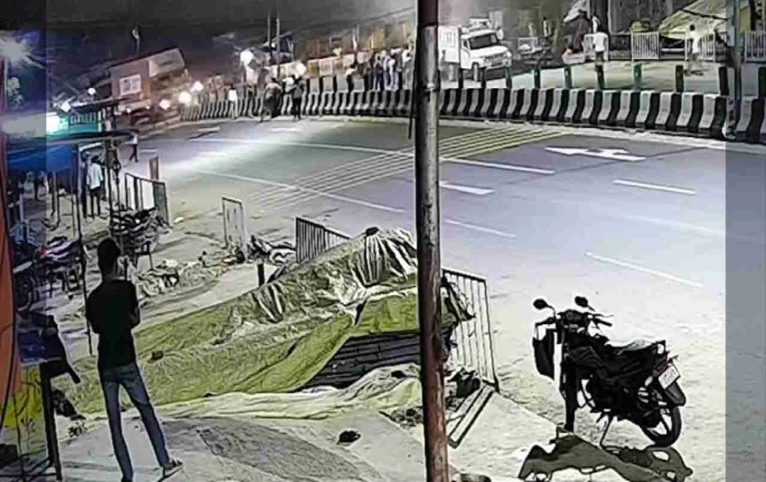प्रतापगढ़ सड़क हादसा: भुट्टा खा रहे लोगों को तेज रफ्तार कार ने कुचला, 3 की मौत