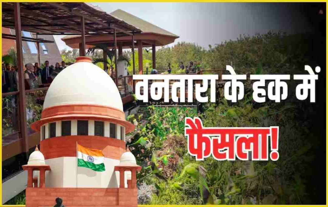 सुप्रीम कोर्ट ने वनतारा को सभी आरोपों में दी क्लीन चिट, कहा - 'कानून का कोई उल्लंघन नहीं हुआ'