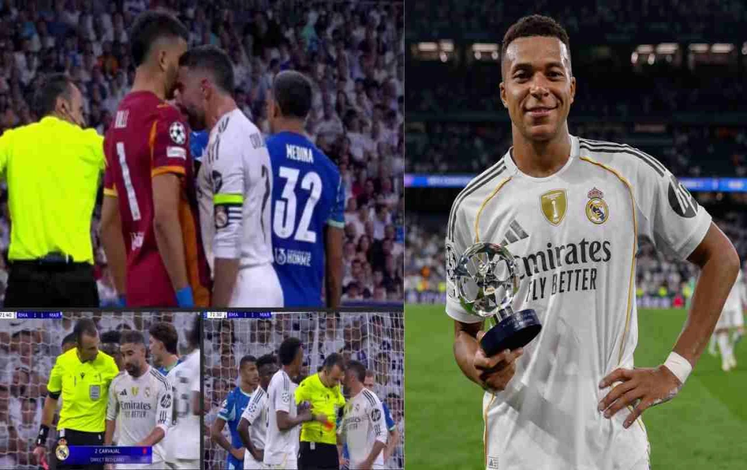 UEFA चैंपियंस लीग: रियल मैड्रिड ने ओलंपिक मार्सिले को 2-1 से हराया, एम्बाप्पे बने हीरो
