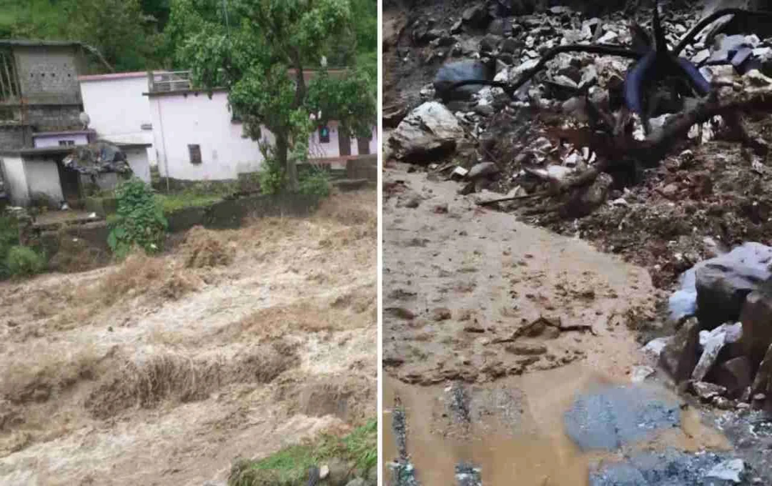 चमोली में बादल फटने से तबाही, एक शव बरामद और कई लोग लापता