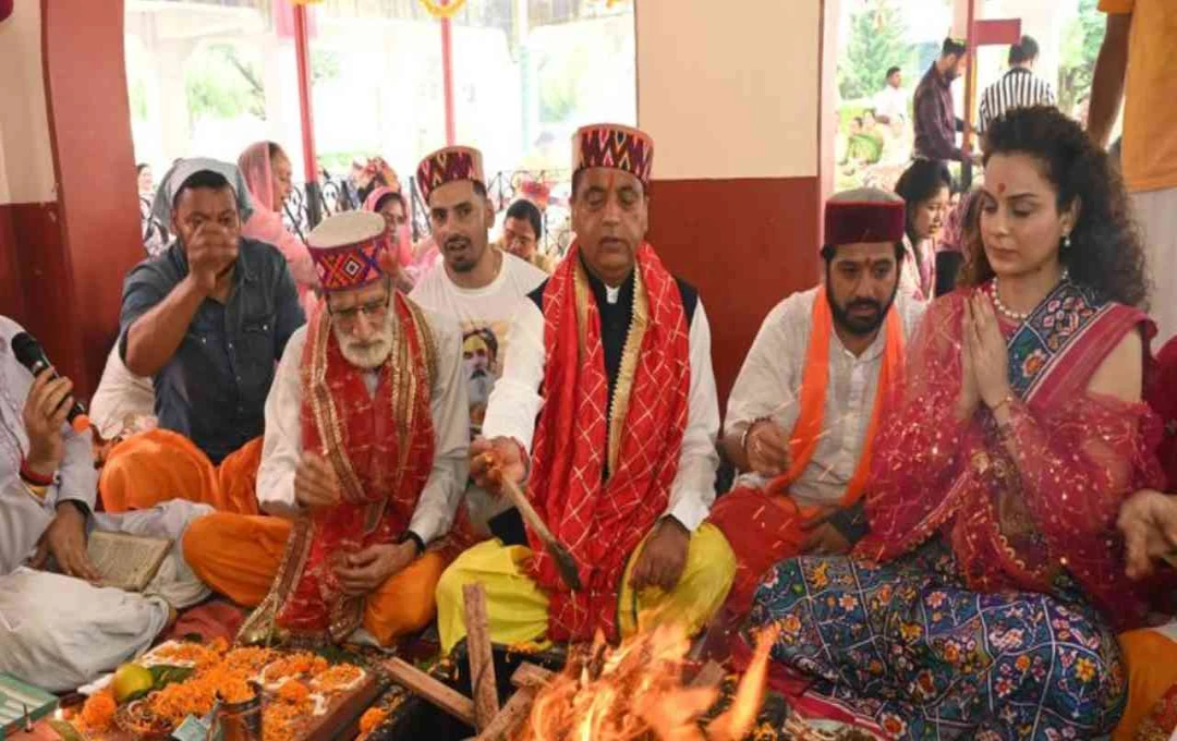 क्या हिमाचल में BJP की सीएम उम्मीदवार होंगी कंगना रनौत, मंडी में पूजा के दौरान दिया बयान