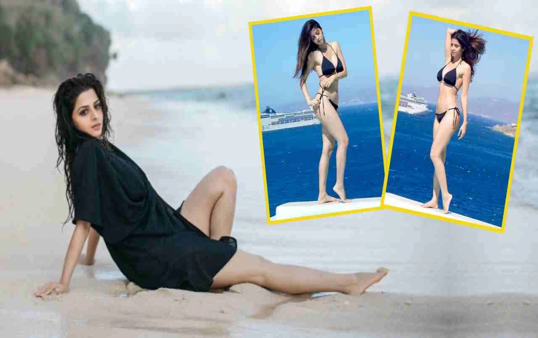 अभिनेत्री वेदिका कुमार का ब्लैक बिकिनी में सिज़लिंग अंदाज, ग्रीस से शेयर की ग्लैमरस फोटोज़