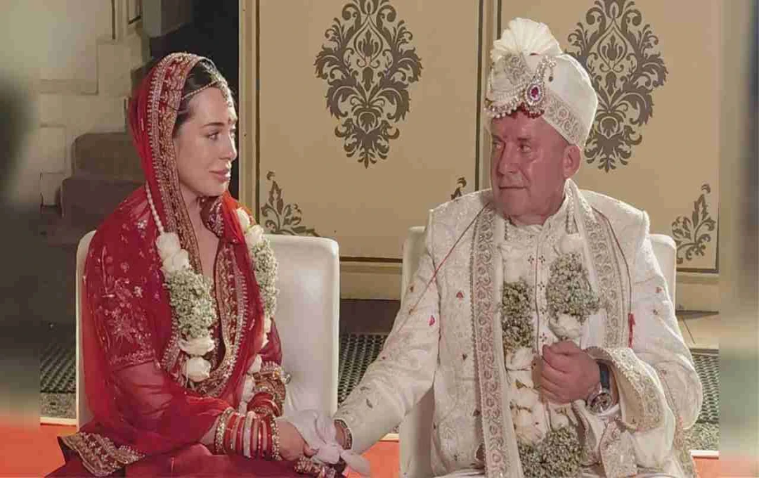 जोधपुर में विदेशी कपल ने अपनाई भारतीय परंपरा, हिंदू रीति-रिवाज से रचाई शादी