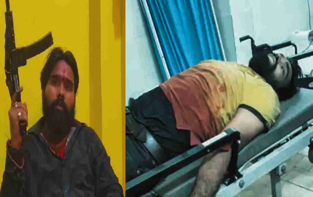 हजारीबाग मुठभेड़: अपराधी उत्तम यादव ढेर, SLR और बाइक बरामद
