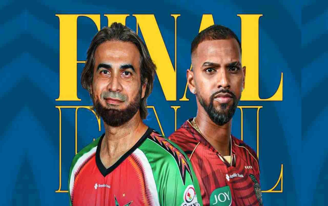 CPL 2025 ফাইনাল: গায়ানা অ্যামাজন ওয়ারিয়র্স বনাম ত্রিনবাগো নাইট রাইডার্স – মুখোমুখি দুই জায়ান্ট