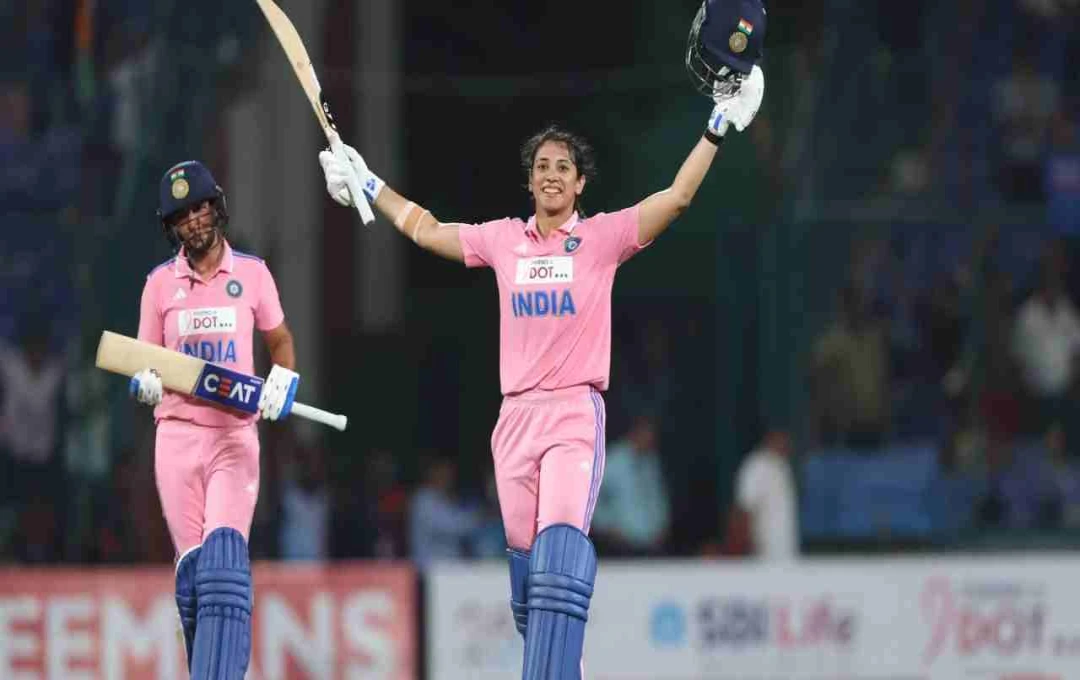 IND W vs AUS W: स्मृति मंधाना ने तोड़ा वर्ल्ड रिकॉर्ड, वनडे में ओपनर के रूप में लगाए 13 शतक