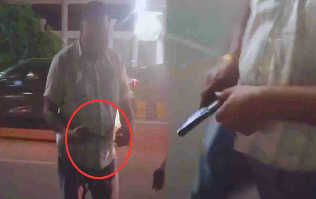 आगरा: नशे में टीचर ने सड़क पर युवती से की छेड़छाड़, पिस्टल तानने का वीडियो वायरल