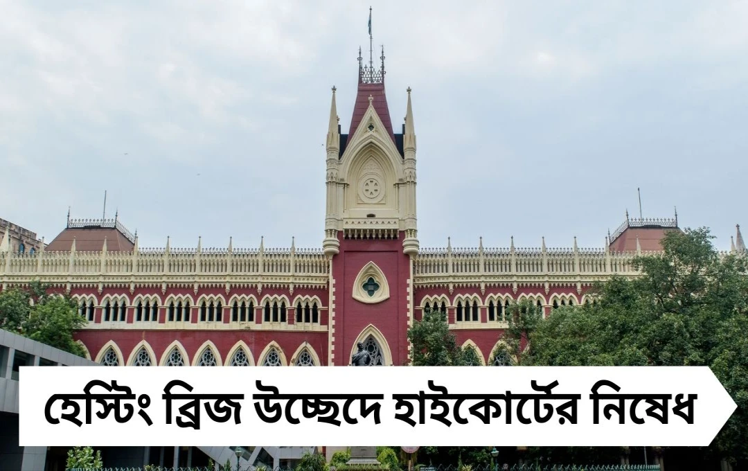 হেস্টিং ব্রিজ উচ্ছেদে হাইকোর্টের নিষেধ, বিকল্প না হলে সরানো যাবে না