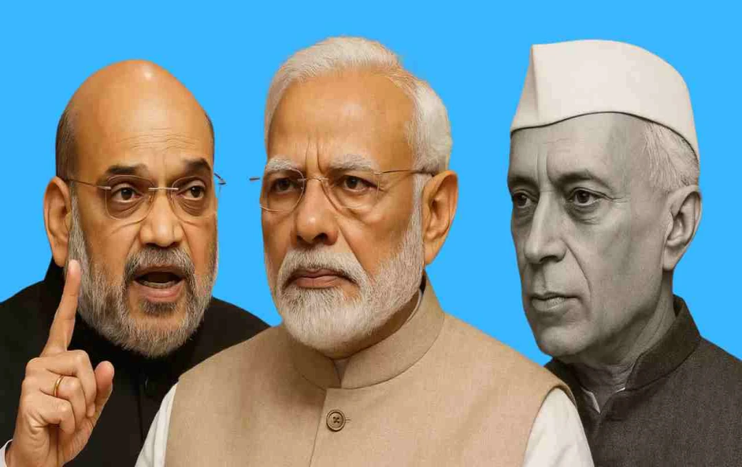 অমিত শাহের প্রশংসা: মোদী সরকার ভারতকে বিশ্বমঞ্চে শক্তিশালী ও আত্মবিশ্বাসী করেছে, নেহরু যুগের সঙ্গে তুলনা