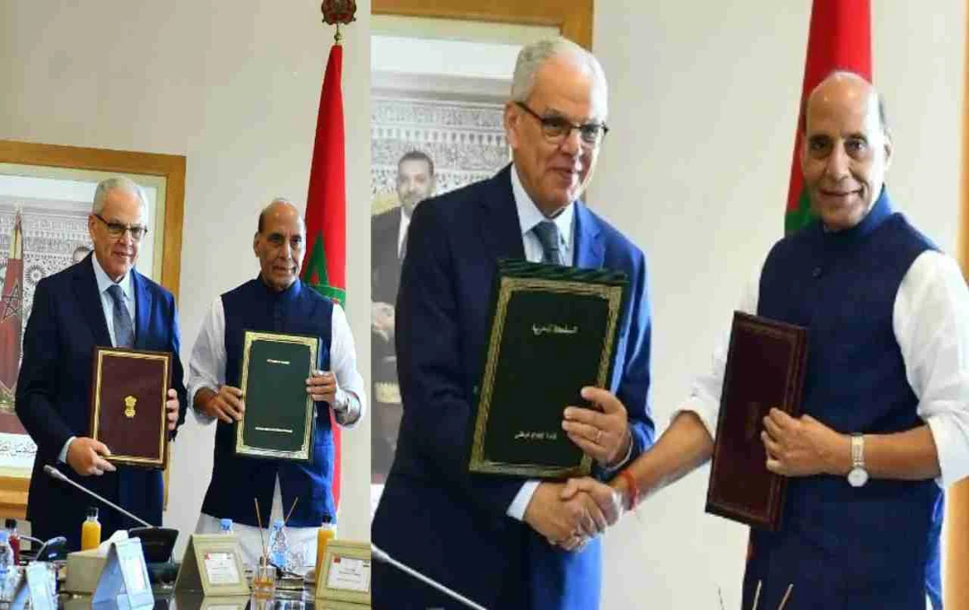 भारत-मोरक्को डील: डिफेंस सेक्टर में बढ़ेगा सहयोग और तकनीकी ताकत
