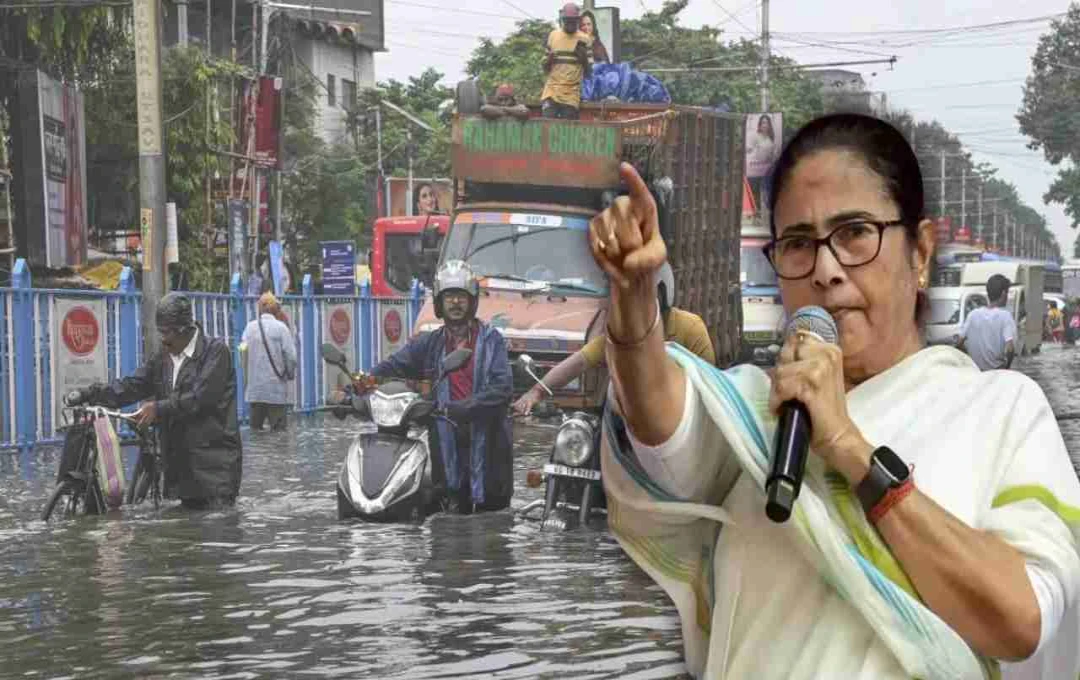 यूपी-बिहार के कारण कोलकाता में जलभराव, ममता बनर्जी ने जताई नाराजगी