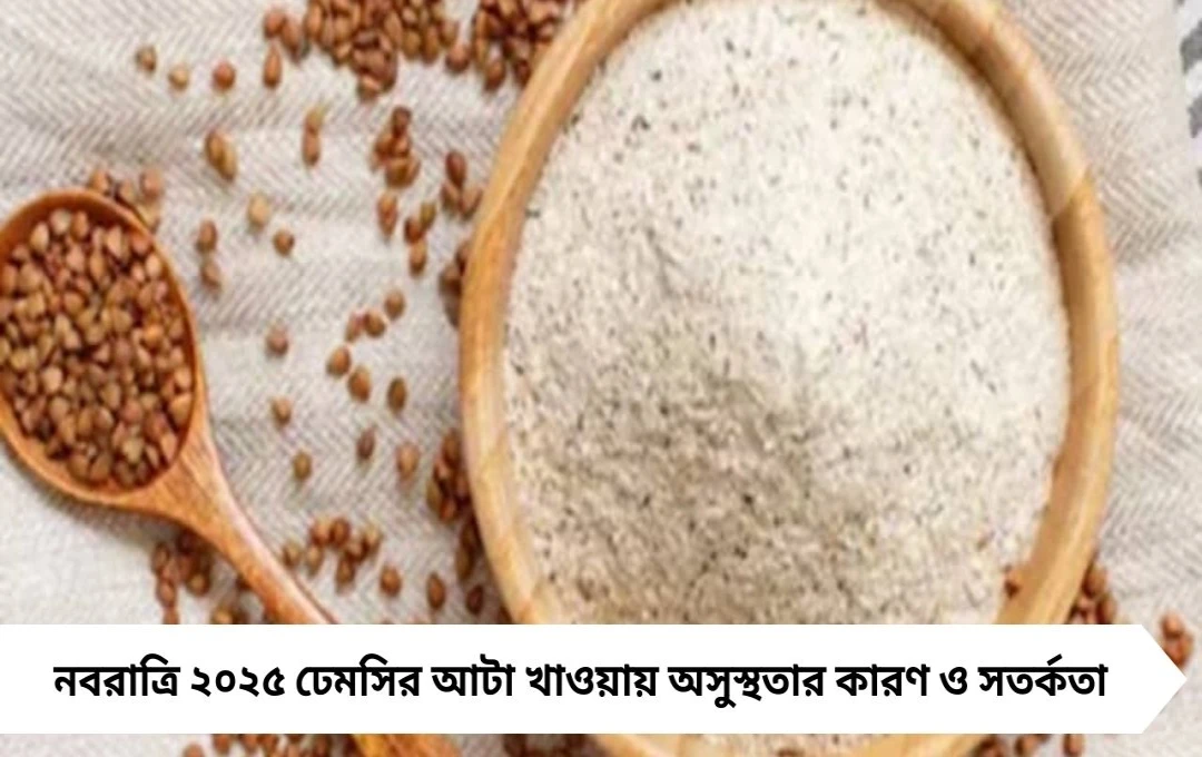 নবরাত্রি স্পেশাল: ঢেমসির আটা খাওয়ার পর অসুস্থতার কারণ ও সতর্কতা