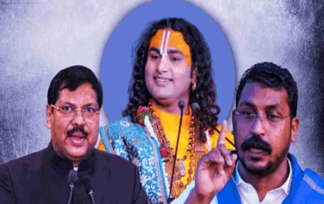 CJI बीआर गवई पर अनिरुद्धाचार्य की टिप्पणी से विवाद, चंद्रशेखर बोले- 'धर्म की आड़...'