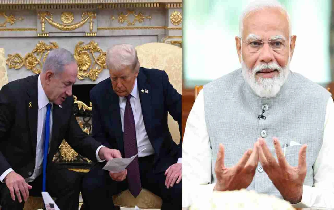 PM Modi Welcomes Trump's Gaza Peace Plan, Urges Global Cooperation