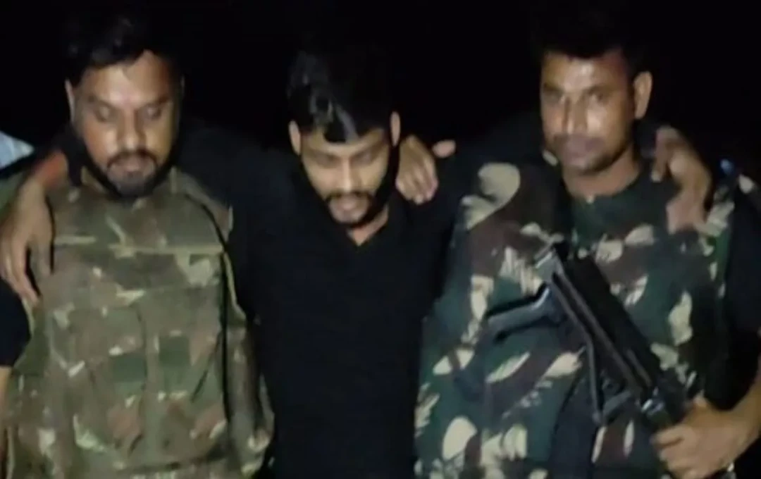 अमेठी में पुलिस एनकाउंटर: चोर घायल होकर गिरफ्तार