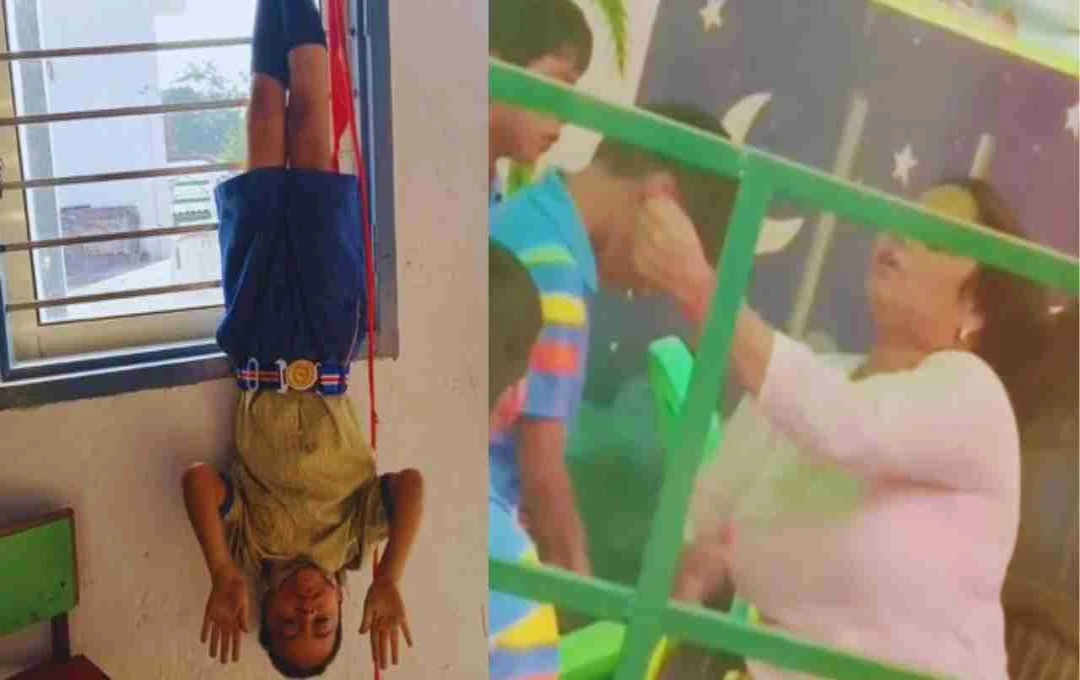 सोनीपत स्कूल मामला: छात्र को उल्टा लटकाकर पीटा, प्रिंसिपल और ड्राइवर गिरफ्तार
