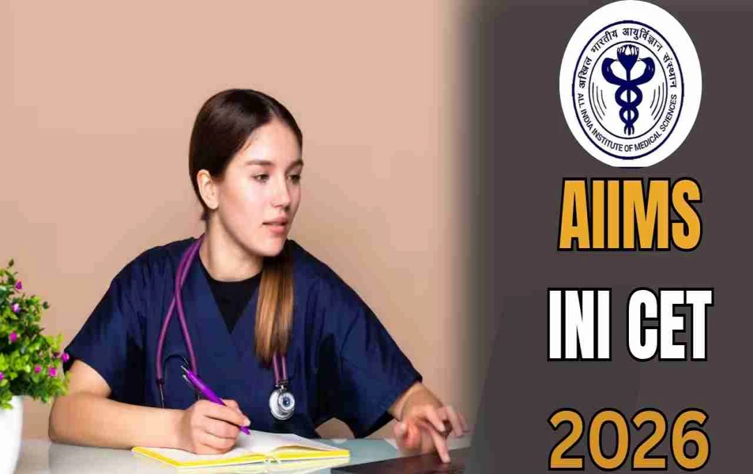 AIIMS INI CET 2026: रजिस्ट्रेशन शुरू, 21 अक्टूबर तक करें आवेदन