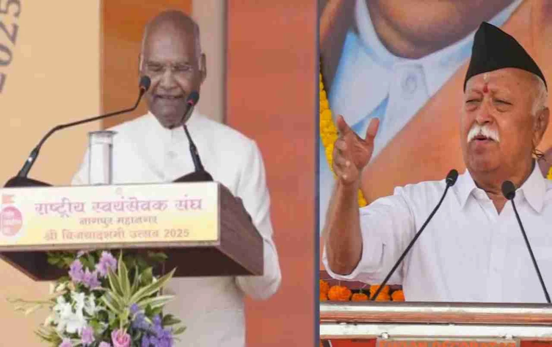 नागपुर में पूर्व राष्ट्रपति का संदेश, बोले- विशाल वट वृक्ष की तरह देश को जोड़ता है आरएसएस