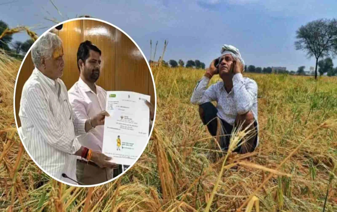 राजस्थान सरकार ने किसानों को दी बड़ी राहत: बेमौसम बारिश से क्षतिग्रस्त फसलों पर मिलेगा मुआवजा
